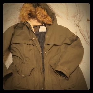 Tommy hilfiger parka fall jacket military